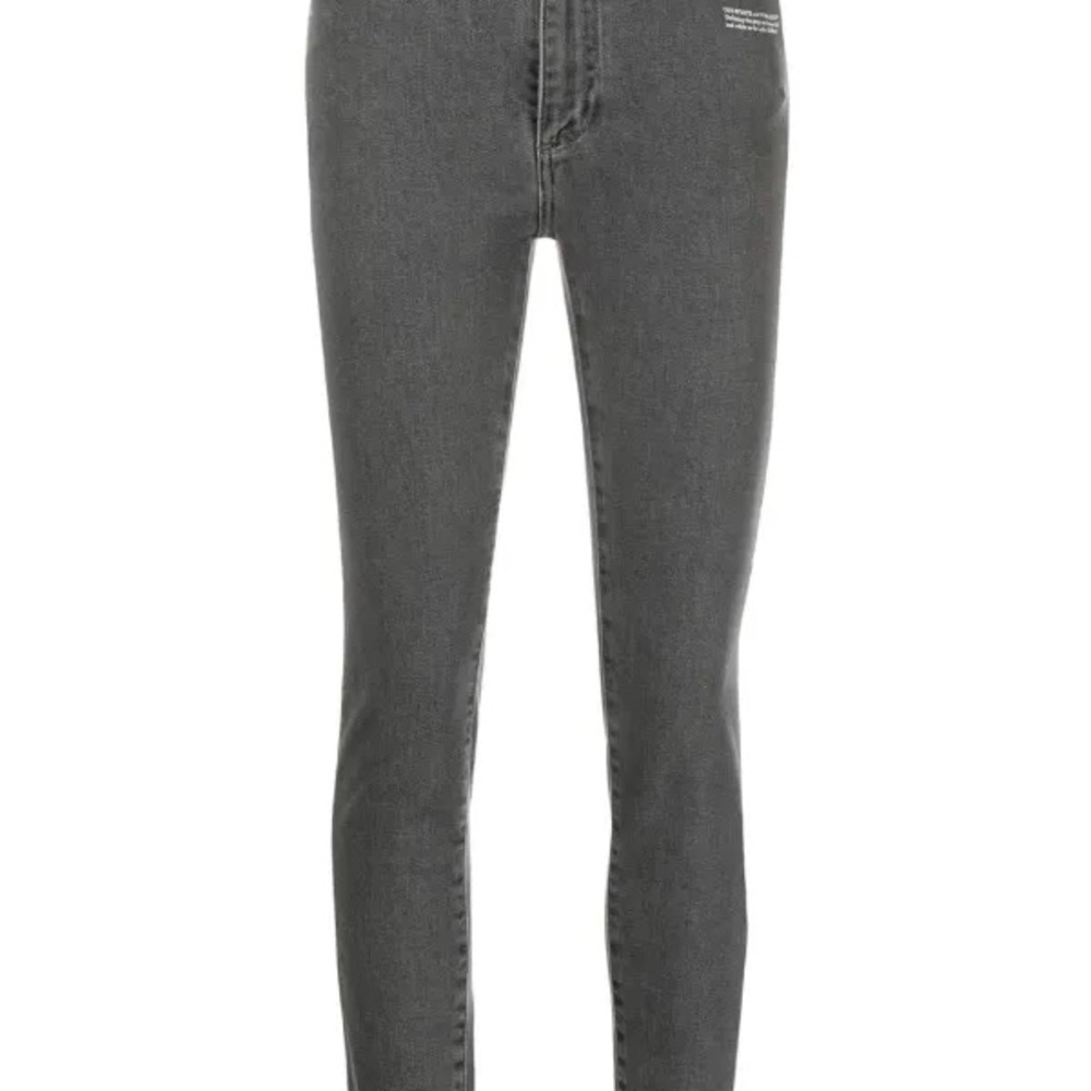 Off-White Women's Charcoal Skinny Jeans